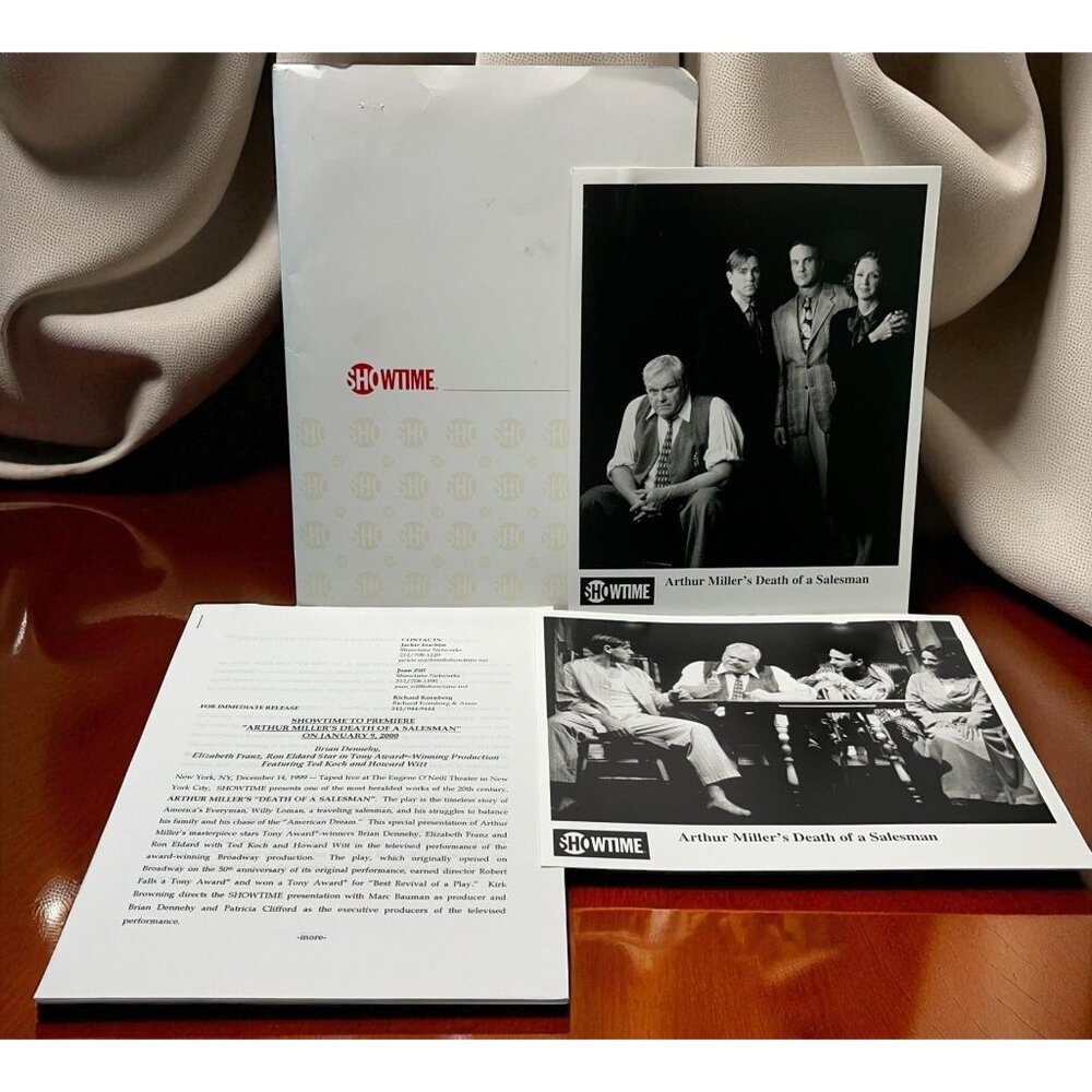 Arthur Miller Death of a Salesman Movie Press Kit  Showtime Brian Dennehy 1999